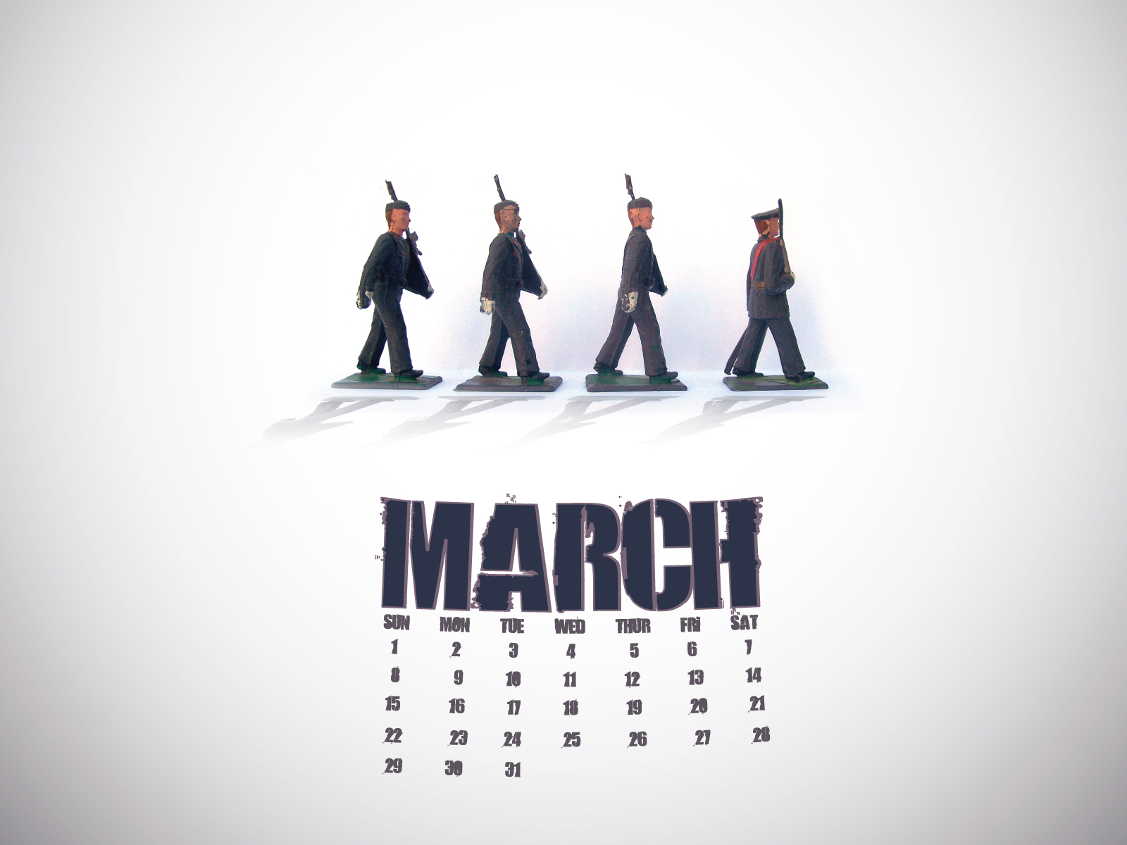 Smashing Magazine posted a series of March-inspired wallpapers/calendars 